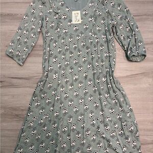 Studio west Sage Green Floral Dress